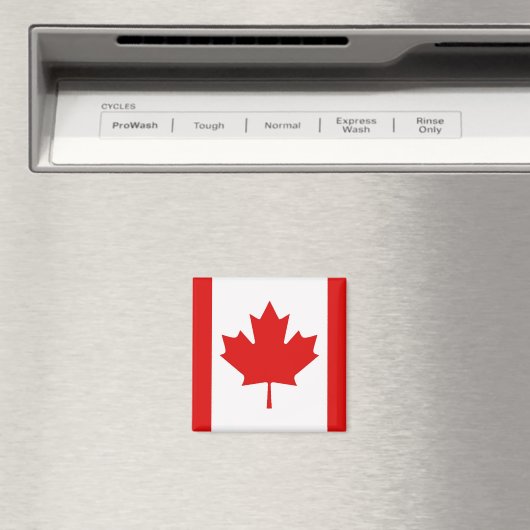 The Maple Leaf flag of Canada マグネット (インサイチュ (食洗機))
