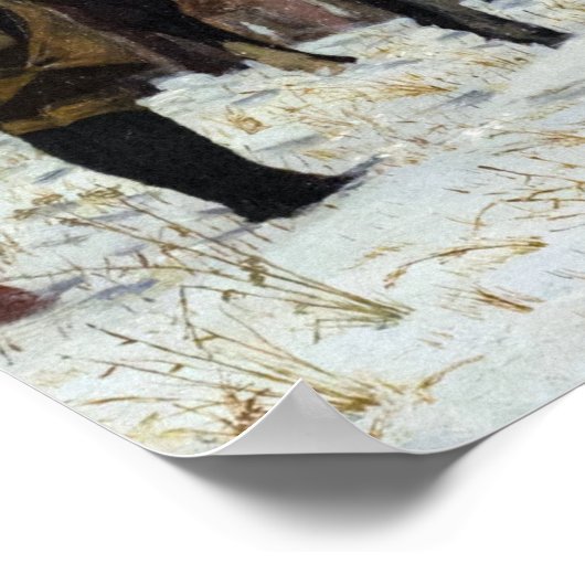 The March to Valley Forge by William B. T. Trego ポスター (角)