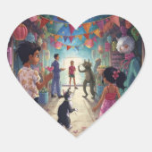 The Market Between Worlds ハートシール (正面)