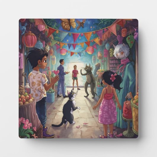 The Market Between Worlds フォトプラーク (正面)