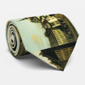 The Marketplace at Pirna by Bernardo Bellotto ネクタイ (ロール)