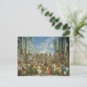 The Marriage Feast at Cana, c.1562 (キャンバス上の油) ポストカード (スタンド正面)
