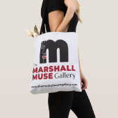 The Marshall Muse Gallery Logo, Greensboro NC トートバッグ (クローズアップ)