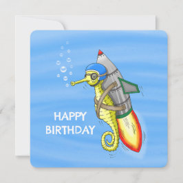 The Marvelous Yellow Rocket Seahorse