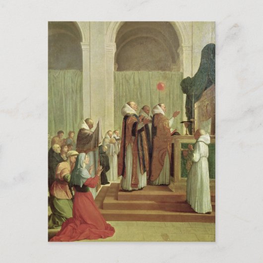 The Mass of St. Martin of Tours, 1654 ポストカード (正面)