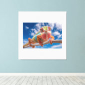 The Master of Tropical Colors キャンバスプリント (インサイチュ (ウッドフロア))