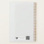 The Master Plan | Art Deco Gold Foil Wedding プランナー手帳 (裏面)