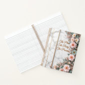 The Master Plan | Luxe Marble & Floral Wedding ノートブック (内部)