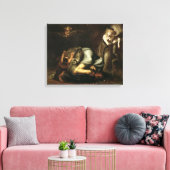 The Mastque of Queensの魔女のシーン キャンバスプリント (インサイチュ (リビング))