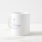 The Matthew 28:5-7 Mug コーヒーマグカップ (正面左)