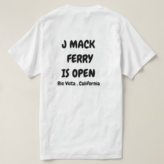 The Mc Coy 実在 - J MackフェリーTシャツ Tシャツ (デザイン裏面)