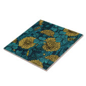 The meadow in yellow and blue タイル (側面)