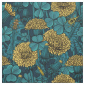 The meadow in yellow and blue ファブリック (見本)