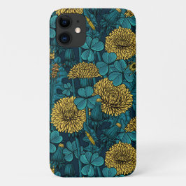 The meadow in yellow and blue iPhone 11 ケース