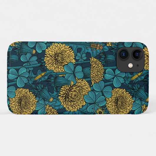 The meadow in yellow and blue Case-Mate iPhoneケース (裏面(横))