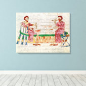 The Meal, from 'De Universo' キャンバスプリント (インサイチュ (ウッドフロア))