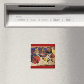 'The Meal' - Paul Gauguin Magnet マグネット (インサイチュ (食洗機))