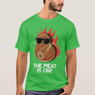 The Meat Is On Cute Food Steak funny Tシャツ