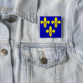 The Medieval Flag of France 缶バッジ (インサイチュ)