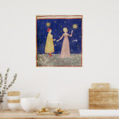 The Meeting of Dante  and Beatrice ポスター (キッチン)