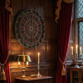 The Melancholy Court - Gothic Dark Academia Custom ダーツボード