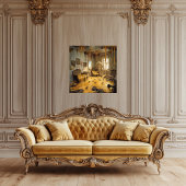 The Melting Room — Gothic Surreal Canvas Art キャンバスプリント