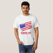 The memorial day design t-shirt tシャツ (正面フル)