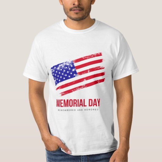 The memorial day design t-shirt tシャツ (正面)