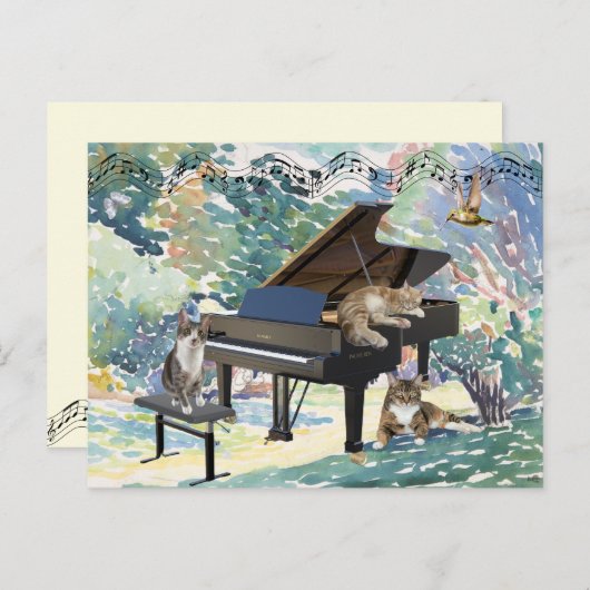 The Meowy Musical Postcard シーズンポストカード (正面/裏面)