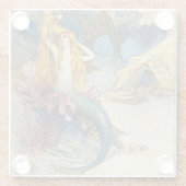 “The Mermaid” by Warwick Goble ガラスコースター (裏面)