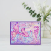 The Mermaids CrystalポストカードBy Renee L.Lavoie ポストカード (スタンド正面)