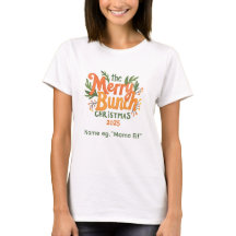 The Merry Bunch – レトロファミリークリスマスシャツ