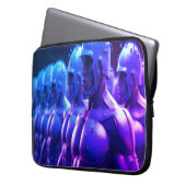 The Metal Army Men on a 15" Laptop Electronics Bag ラップトップスリーブ (正面左)