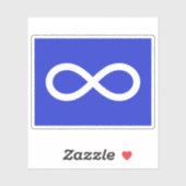 The Métis (Michif) Nation flag, Indians of Canada シール (シート)