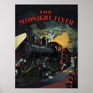 The Midnight Flyer Trainポスター/プリント ポスター