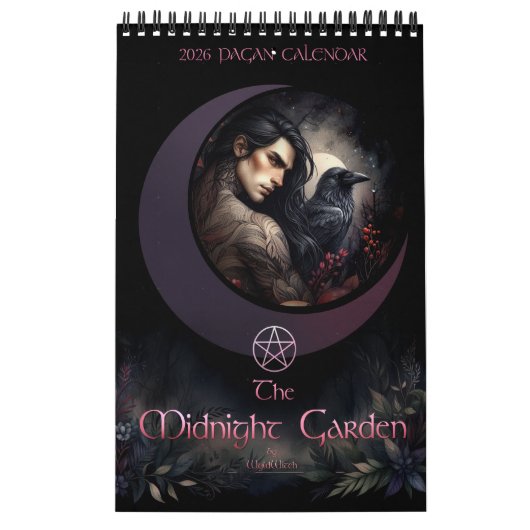 The Midnight Garden 2026 Pagan Calendar カレンダー (カバー)