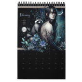 The Midnight Garden 2026 Pagan Calendar カレンダー (2月 2027)