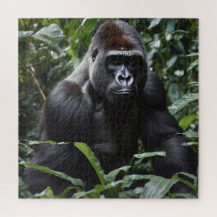The Midnight Gorilla King:森の(昆虫)オオカバマダラ、モナーク ジグソーパズル