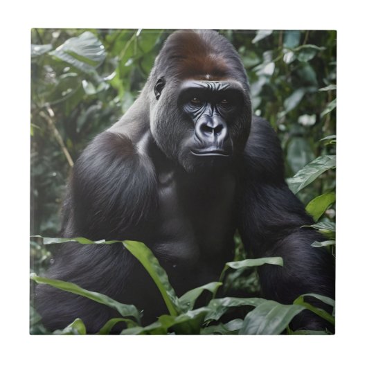 The Midnight Gorilla King：森の（昆虫）オオカバマダラ、モナーク タイル (正面)