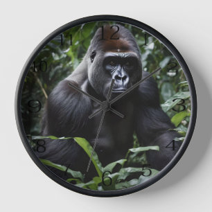 The Midnight Gorilla King:森の(昆虫)オオカバマダラ、モナーク 壁時計