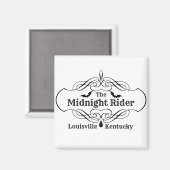 The Midnight Riderロゴ マグネット (正面/裏面)