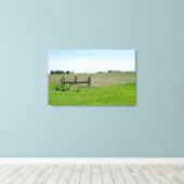 The Midwest, Farm Photography キャンバスプリント (インサイチュ (ウッドフロア))