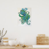 The Mighty Green Kraken ポスター (キッチン)