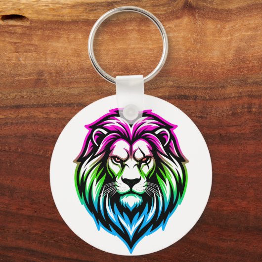 The Mighty Lion - Poly-Sovereign 'Multi-Front' キーホルダー (裏面)
