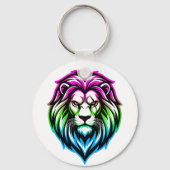 The Mighty Lion - Poly-Sovereign 'Multi-Front' キーホルダー (裏面)