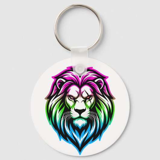 The Mighty Lion - Poly-Sovereign 'Multi-Front' キーホルダー (裏面)