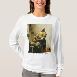 The Milkmaid Vermeer – 女性のTシャツ Tシャツ