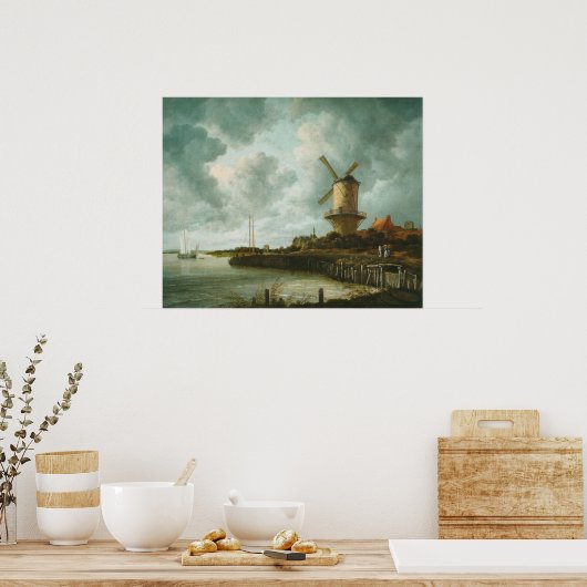 The Mill at Wijk-bij-Duurstede Poster ポスター (キッチン)