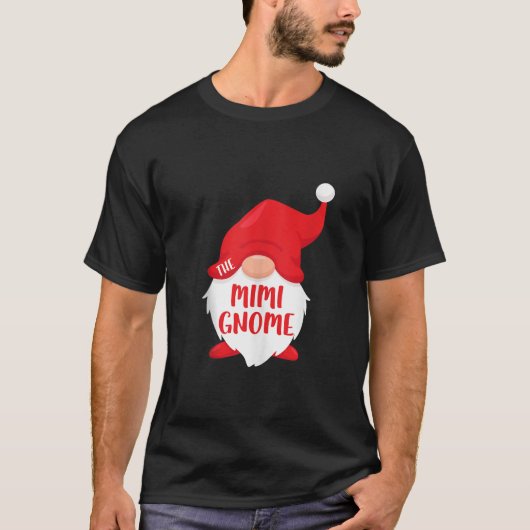 The Mimi Gnome  Matching Christmas Gnome Tank Top Tシャツ (正面)