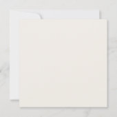 The Minimal Luxury Save the Date セーブザデート (裏面)